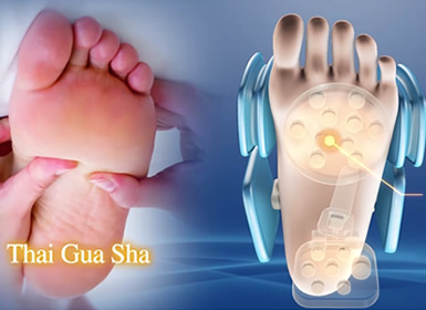 Guasha μασάζ στα πέλματα / Guasha foot massage